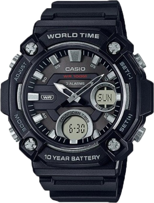 купить часы наручные часы casio collection aeq-120w-1a с бесплатной доставкой | Купите часы КАСИО в интернет-магазине дилера CASIO.BAZA