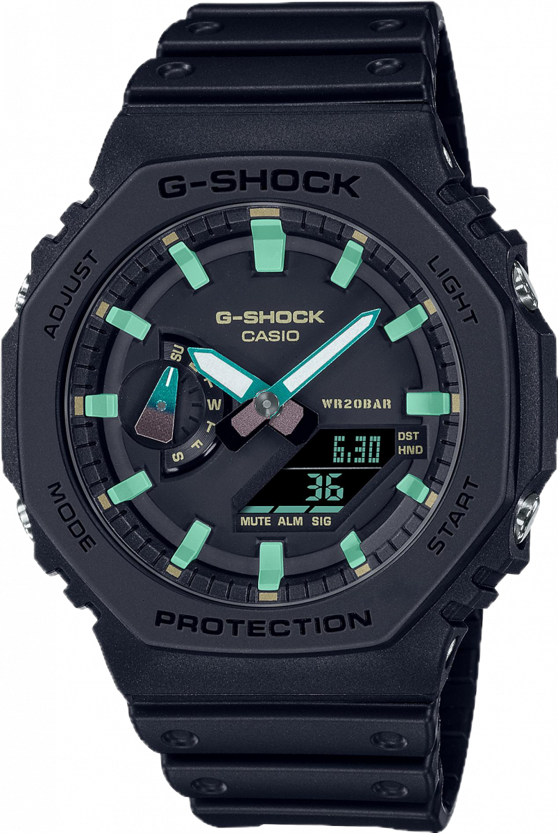 купить часы наручные часы casio g-shock ga-2100rc-1a с бесплатной доставкой | Купите часы КАСИО в интернет-магазине дилера CASIO.BAZA