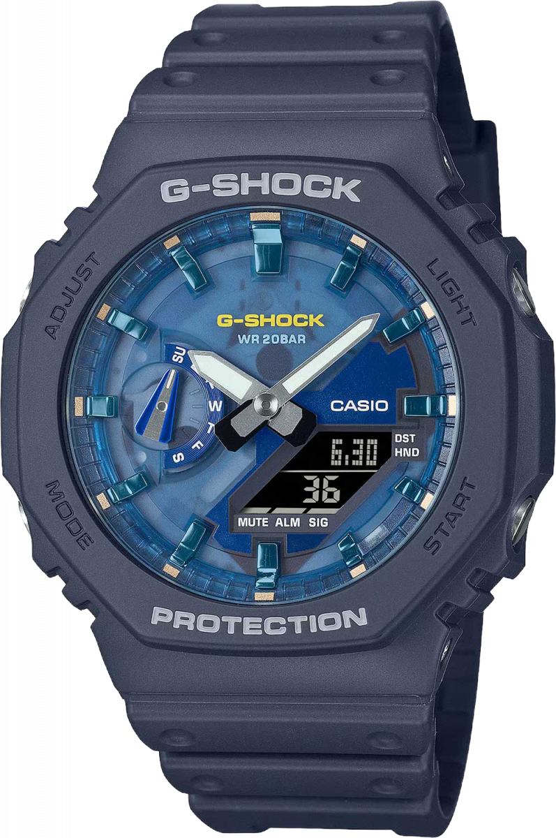 купить часы наручные часы casio g-shock ga-2100as-2a с бесплатной доставкой | Купите часы КАСИО в интернет-магазине дилера CASIO.BAZA
